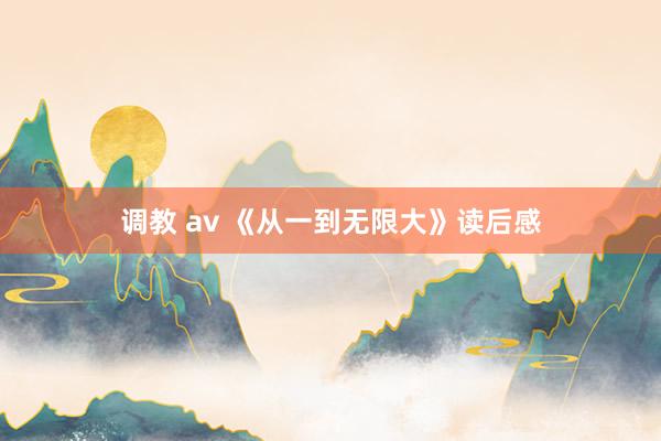 调教 av 《从一到无限大》读后感