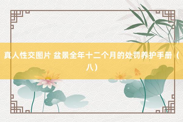 真人性交图片 盆景全年十二个月的处罚养护手册（八）
