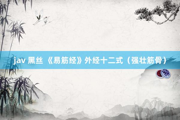jav 黑丝 《易筋经》外经十二式（强壮筋骨）
